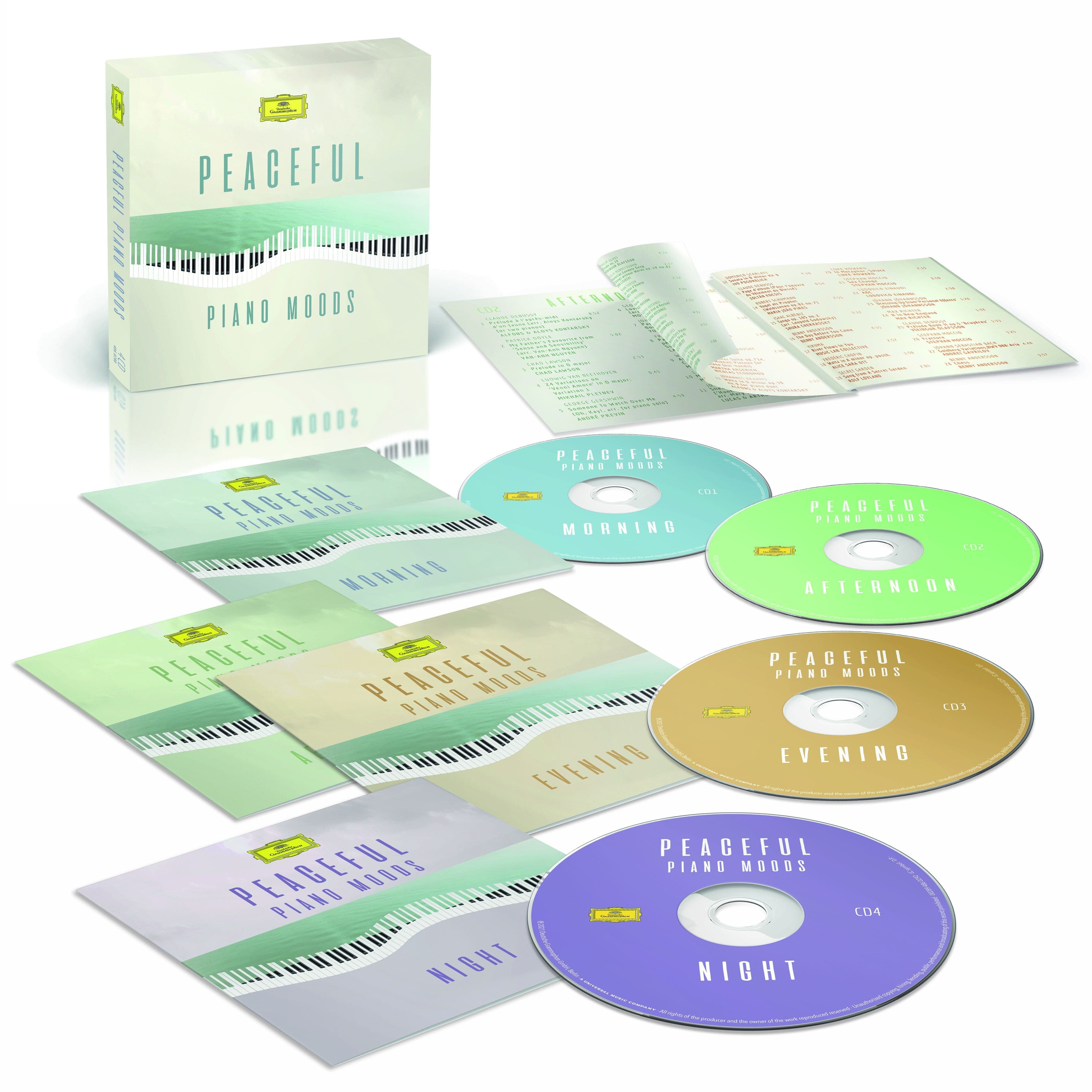 Various Artists Peaceful Piano Moods 4CD Boxset 196727